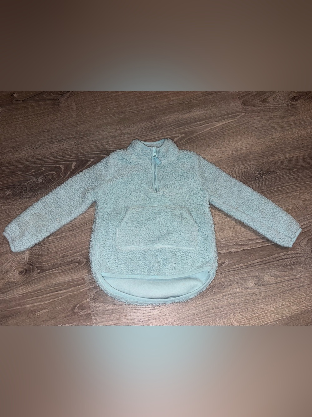 Carter's Light Blue Sherpa Half-Zip Pullover Hoodie for Kids